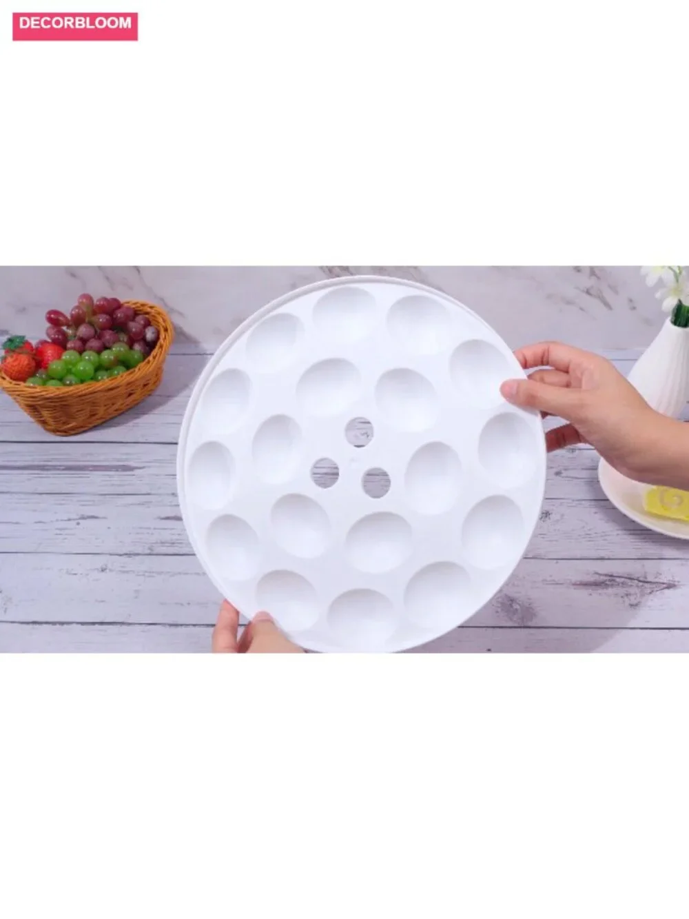 Vesici 2 Pc Insulated Pie Cake Carrier with Lid Handle Round 12